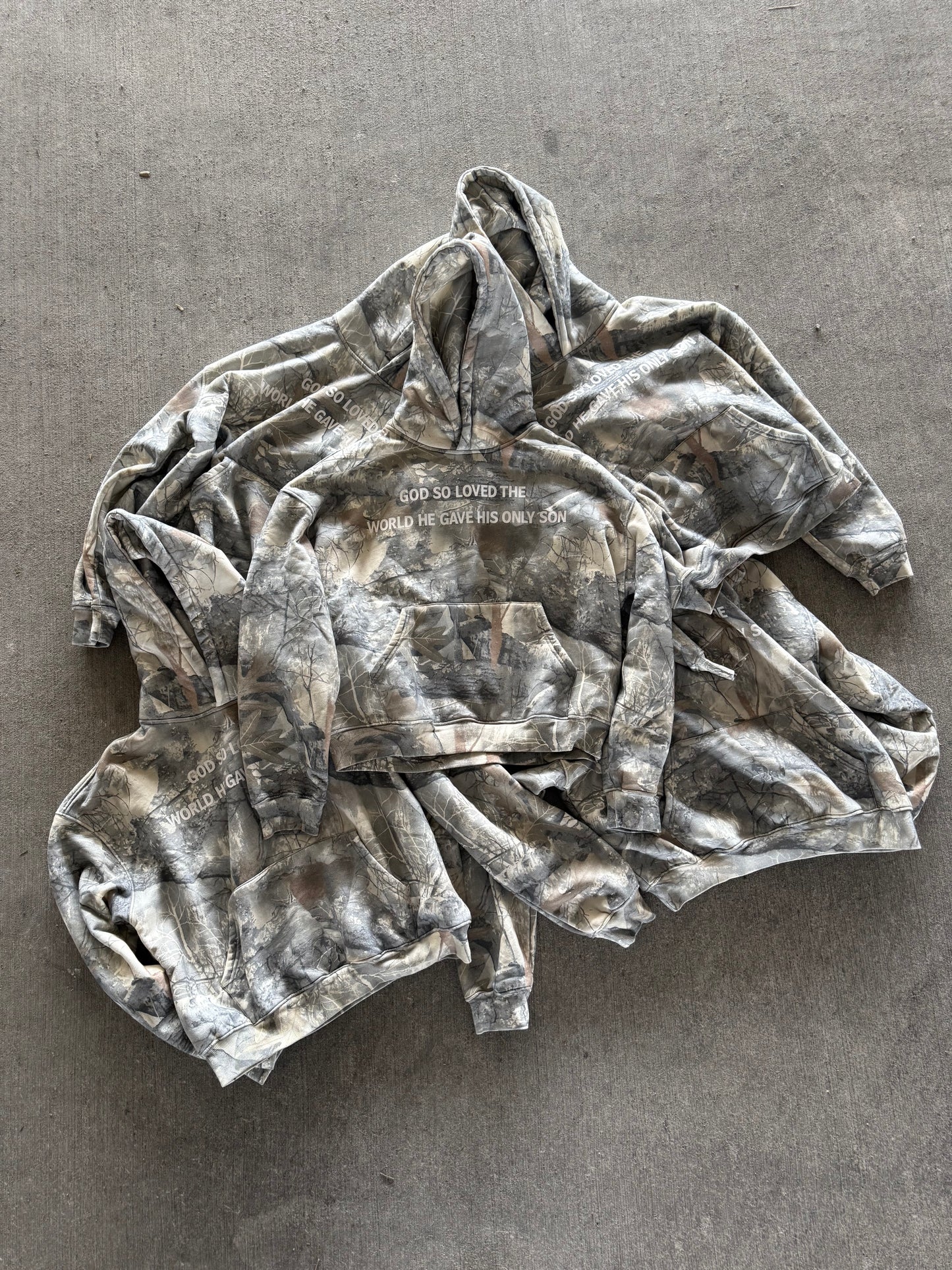 John 3:16 Camoflauge Hoodie