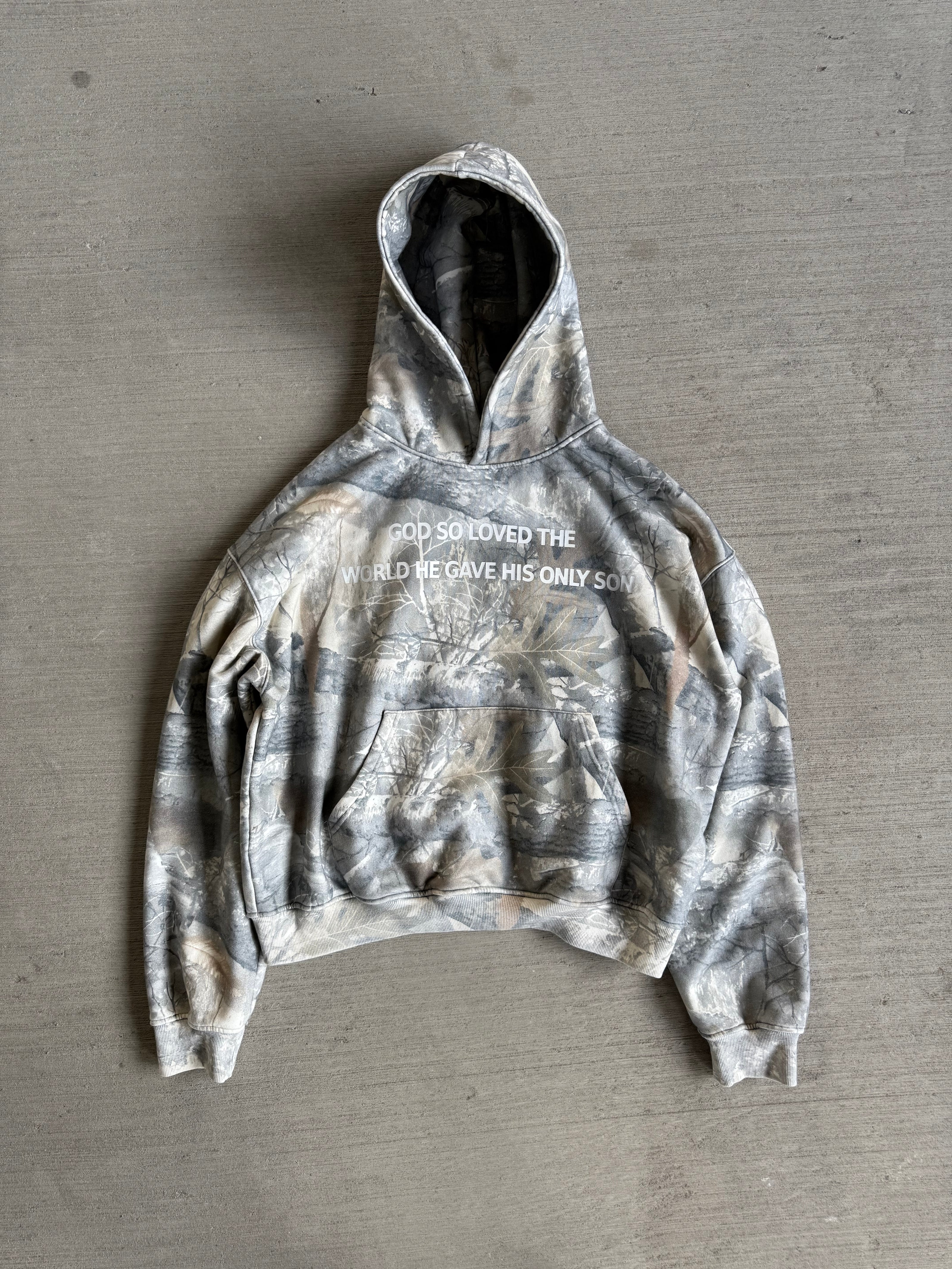 John 3:16 Camoflauge Hoodie