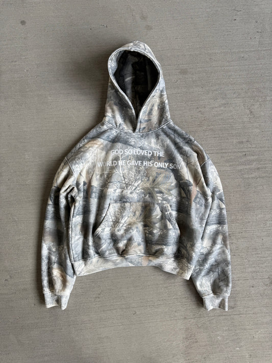 John 3:16 Camoflauge Hoodie