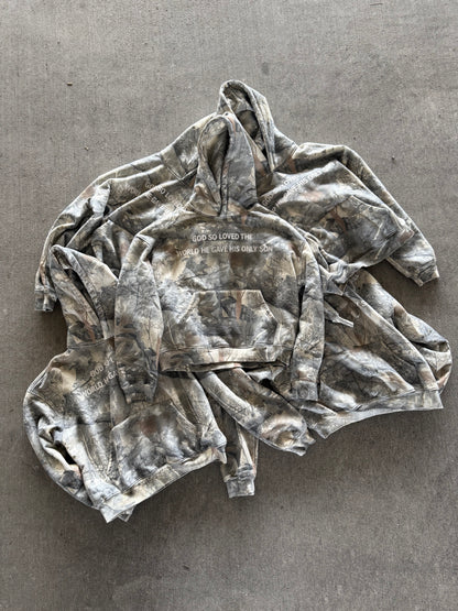 John 3:16 Camoflauge Hoodie